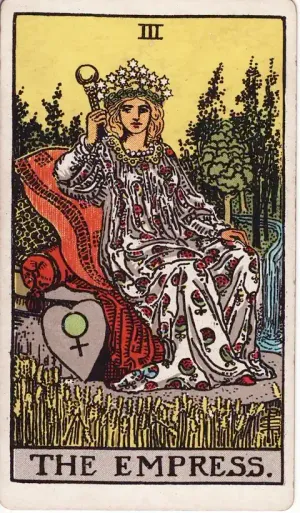 The The Empress tarot card