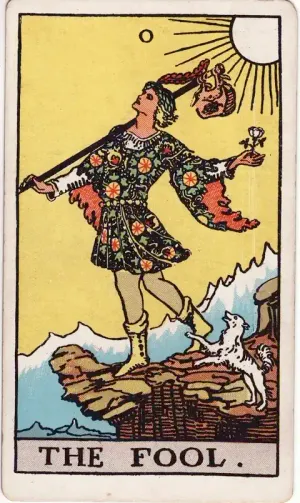 The The Fool tarot card