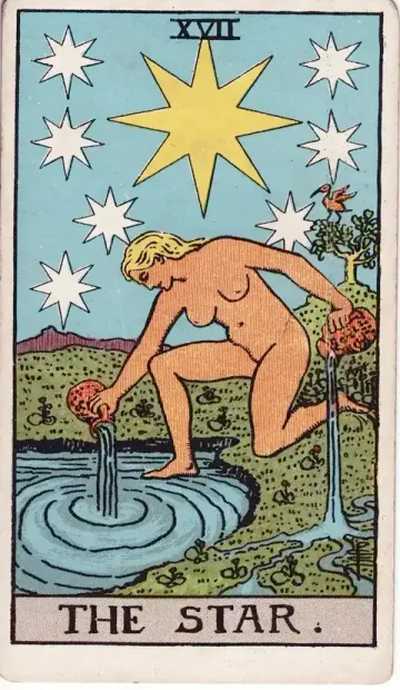 The The Star — Rider-Waite-Smith tarot card